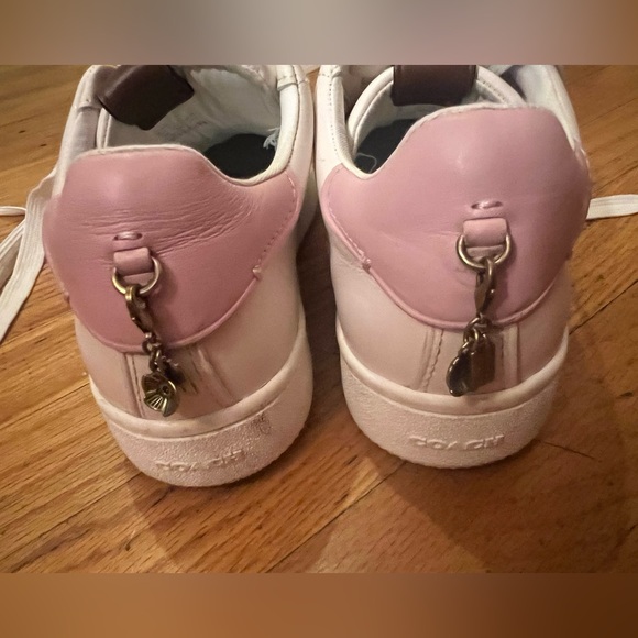 Coach Women’s Sneakers in Pink and White - Picture 1 of 12